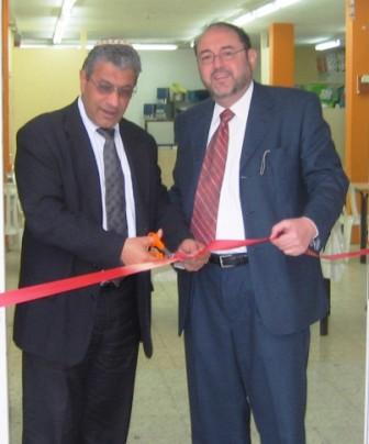 Lors de l'inauguration du centre � Eilat